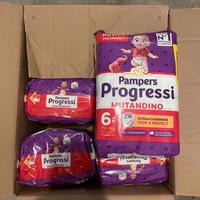 Pampers Progressi Mutandino 6 XL - 15kg (4 confez)