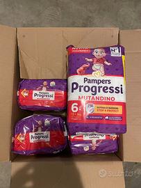 Pampers Progressi Mutandino 6 XL - 15kg (4 confez)