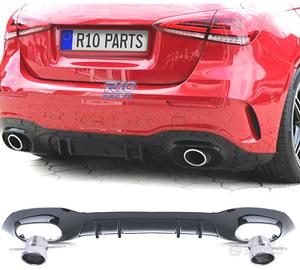 DIFFUSORE MERCEDES CLASSE A W177 18- LOOK A35 AMG 