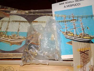 NAVE AMERIGO VESPUCCI DI LEGNO DA FINIRE