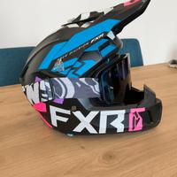 Casco da moto uomo con mascherina