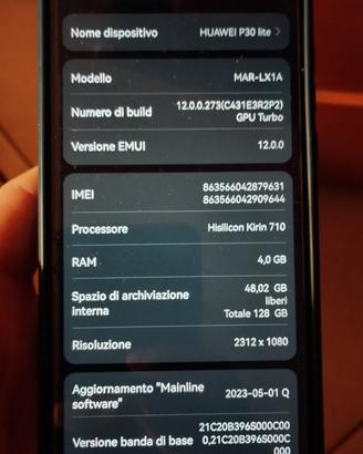 Smartphone huawei P30 Lite