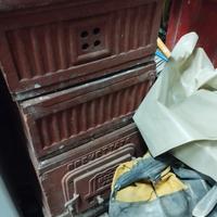 stufa a legna vintage