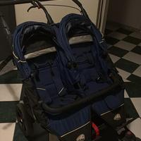PASSEGGINO GEMELLARE DUO CON PNEUMATICI BRAUN TFK