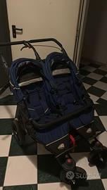 PASSEGGINO GEMELLARE DUO CON PNEUMATICI BRAUN TFK