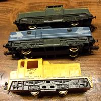 Tre locomotive diesel della Lima Italia scala H0 