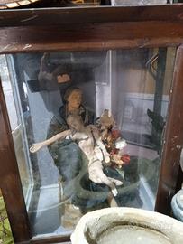 antico Madonna Addolorata con cristo