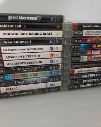 GIOCHI PS3 ORIGINALI, LISTA E PREZZI NELL'ANNUNCIO