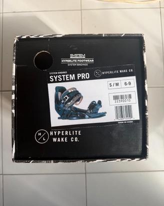 Attacchi Wakeboard Hyperlite System Pro taglia S/M