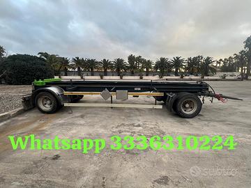 RIMORCHIO SCARRABILE 2 ASSI RIBALTABILE