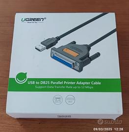 Adattatore USB a porta PARALLELA DB25 