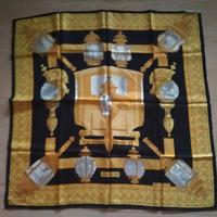 foulard Hermes in seta degli anni 80-90