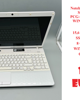 Notebook portatile Sony Vaio PCG-71C11M SSD WINDOW