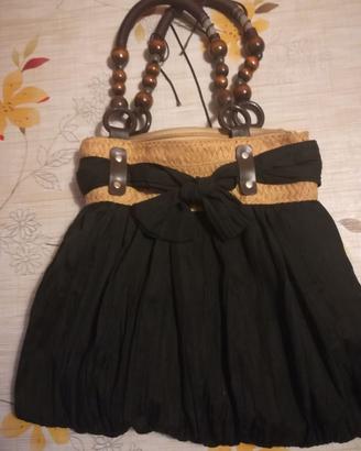 borsa nera estiva da donna