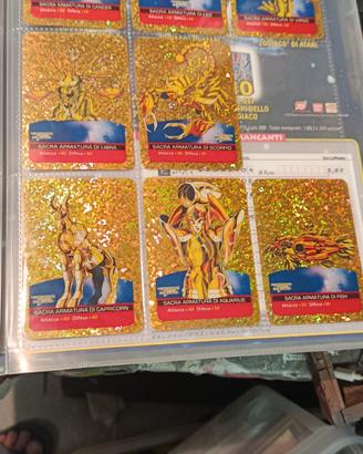 album cavalieri dello zodiaco lamincards