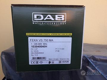 Pompa modello dab Feka Vs 750 ma
