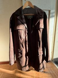 Cappotto in vera pelle vintage