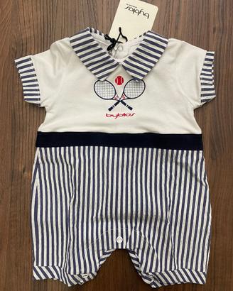 Pagliaccetto tutina bimbo Layette 6 mesi Byblos
