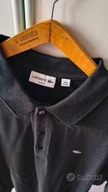 polo nera Lacoste 