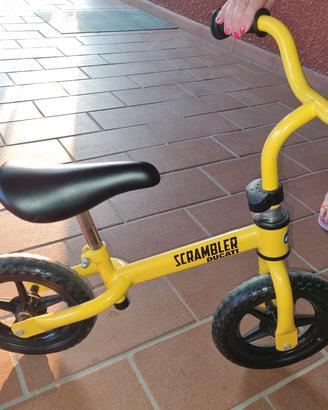 bicicletta senza pedali bambino