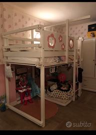 Letto a Soppalco Trasformabile Tedesco