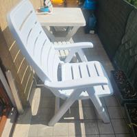 poltrona da balcone in plastica 