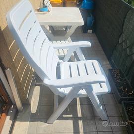 poltrona da balcone in plastica 