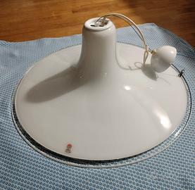 Lampadario vintage Punto Luce in vetro di murano