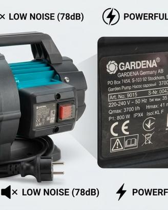 GARDENA 9015 – Pompa da giardino