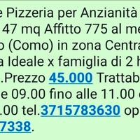 Pizzeria in zone centrale