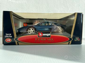 Burago Ferrari blue 348 TB 1/18 1989