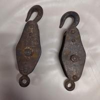 Carrucole puleggie antiche