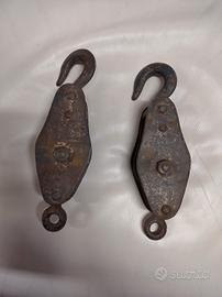 Carrucole puleggie antiche
