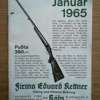 Libretto pubblicitario di fucili