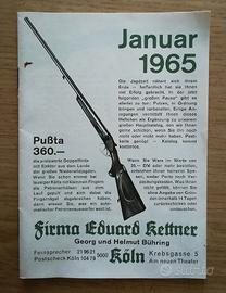 Libretto pubblicitario di fucili