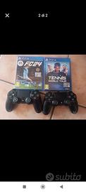 PlayStation 4 slim+2 joystick+2 giochi