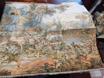 tappeto o quadro in tessuto stile french tapestry