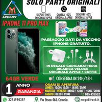 Iphone 11 pro max 64gb verde -totalmente originale