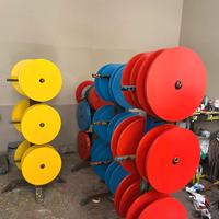 Dischi powerlifting, dip station e manubri fissi