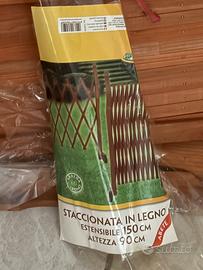 Staccionata estensibile per giardino
