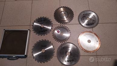 kit 7 dischi lame per sega circolare legno 