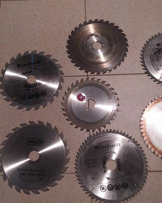kit 7 dischi lame per sega circolare legno 