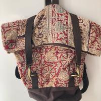 Zaino fatto a mano di sari indiani riciclati