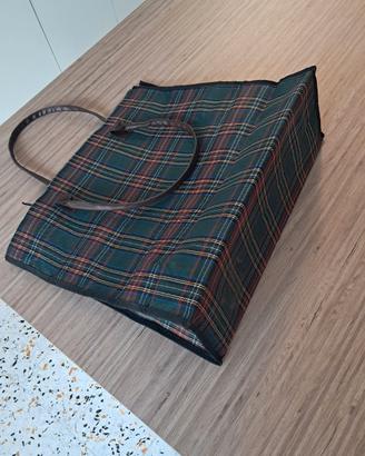 Borsa con manici, di tela