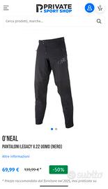 Pantaloni lunghi enduro mtb O'NEAL