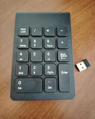 Tastierino numerico USB nero