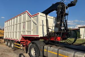 Semirimorchio canguro rottami gervasi con gru cari