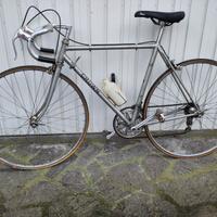 Vintage bicicletta da corsa Crown argento