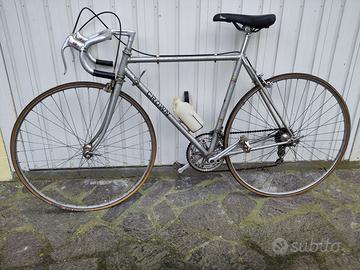 Vintage bicicletta da corsa Crown argento