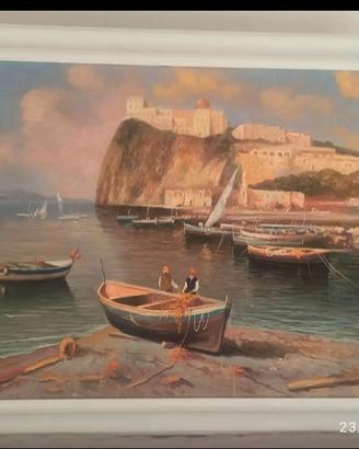 Quadro Ischia - Castello Aragonese, G. De Be